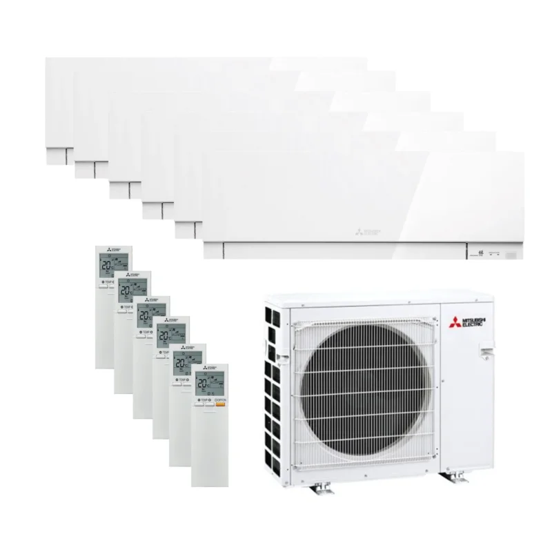 Mitsubishi Electric - Premium MSZ-EF Multisplit-Klimaanlage – 6 Inneneinheiten + 1 Außengerät