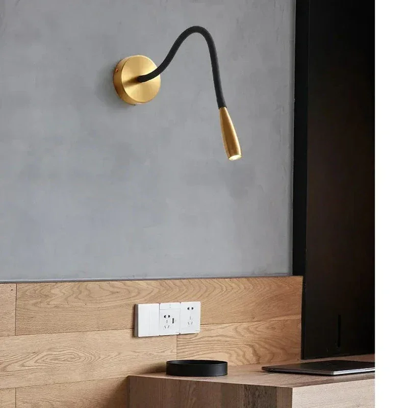 Moderne Wandleuchte mit flexiblem Arm für Innenbereich – Verstellbare LED Wandlampe für Wohnzimmer und Schlafzimmer | Karnz