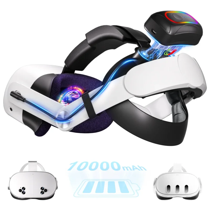 VR-Headset mit Hochleistungsakku Karnz