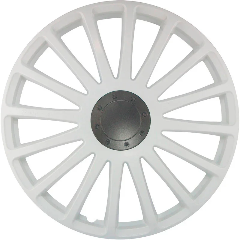 J-Tec, Satz Radzierblenden Grand Prix 14-Zoll Weiß, ABS, Weiss
