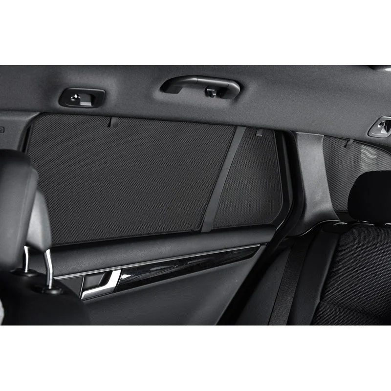 Car Shades, Satz passend für Skoda Karoq 2017- (6-teilig), Textil, Schwarz