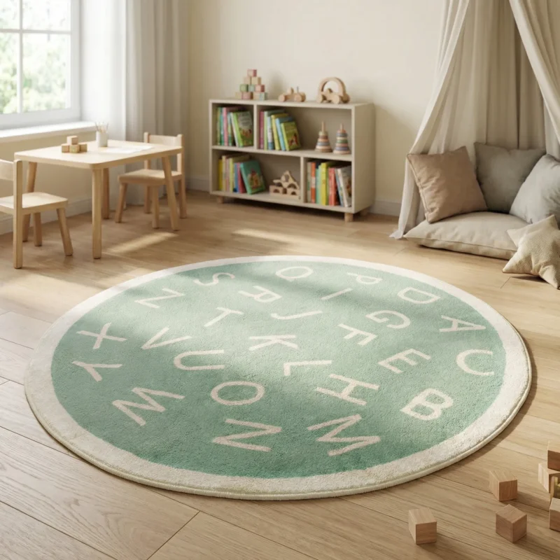 Runder Kinderspielteppich - Playcirca