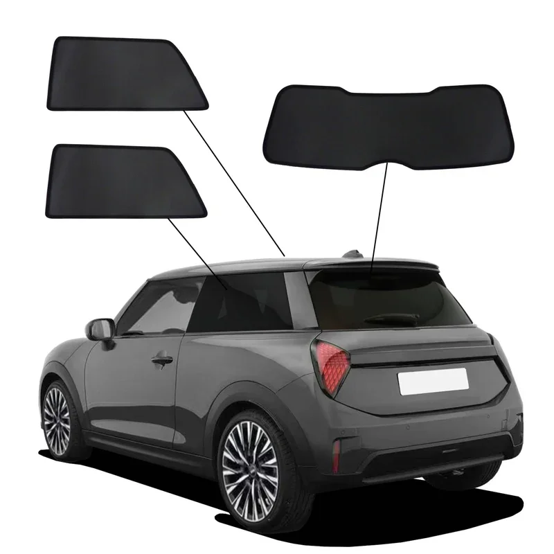 SunClip, Sonnenschutz & Sichtschutz, passt für Mini F66 Cooper E/SE/JCW 3-Türer (2024-)
