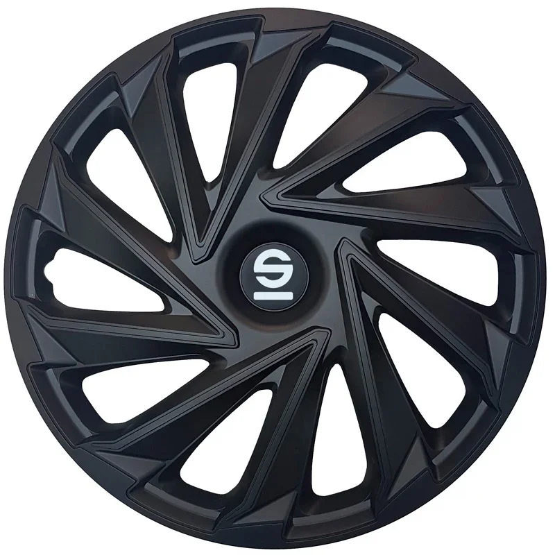 Sparco, Radkappen, 4 Stk, Varese, 14 Zoll, Schwarz