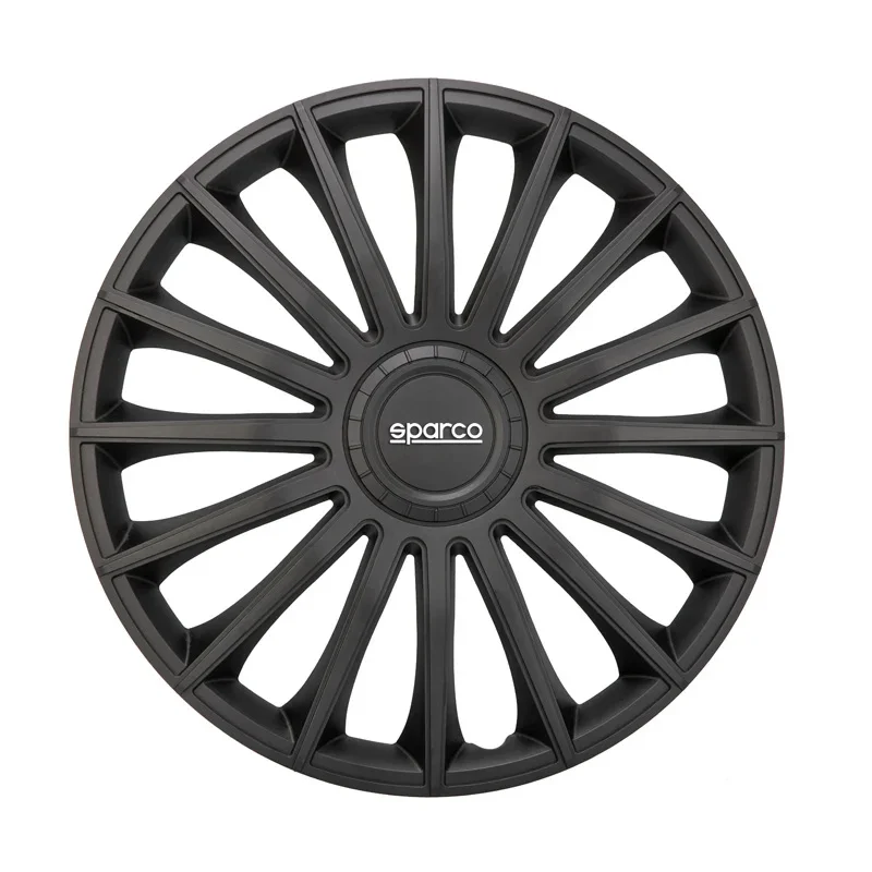 Sparco, Radzierblenden Treviso - 15-Zoll - Schwarz - Satz mit 4 Stück, ABS