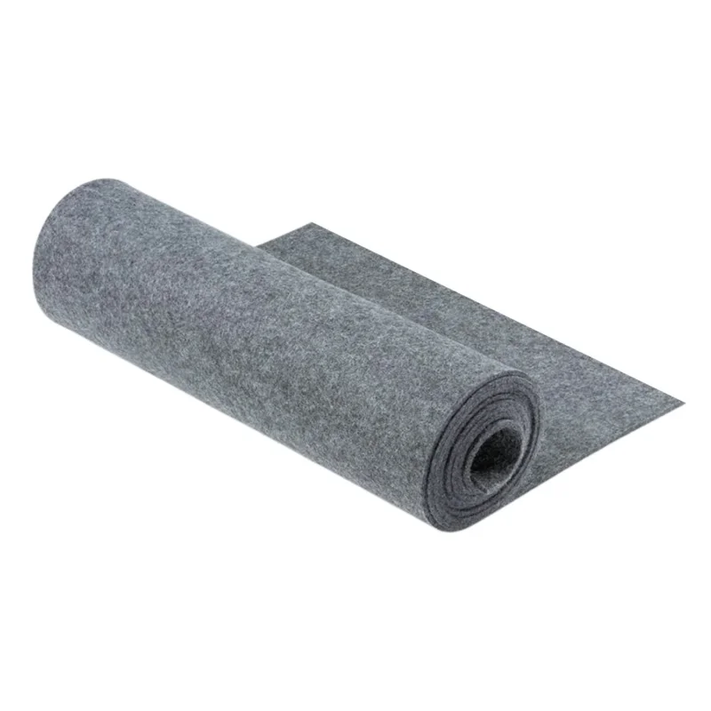 Technical PES Felt - thickness 7 mm, weight 750 g/m² - EU Certified - Grey