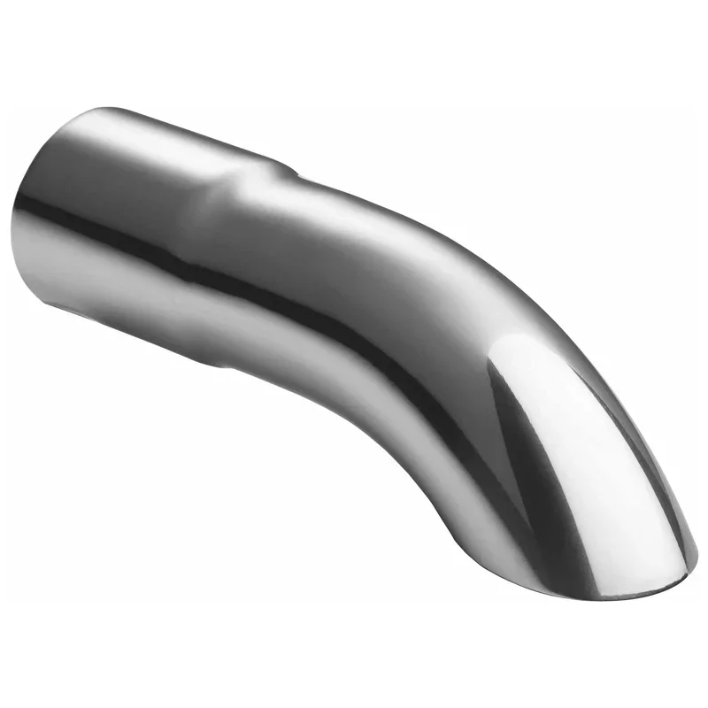 Ulter Sport, Endrohr - Rund Ø50xL210mm Curve – Anschluß ->50mm Edelstahl, Inox