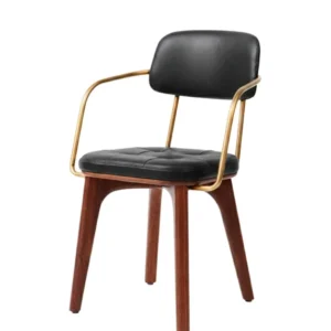Utility Armchair U Walnut natural Camo Sierra Black von Stellar Works