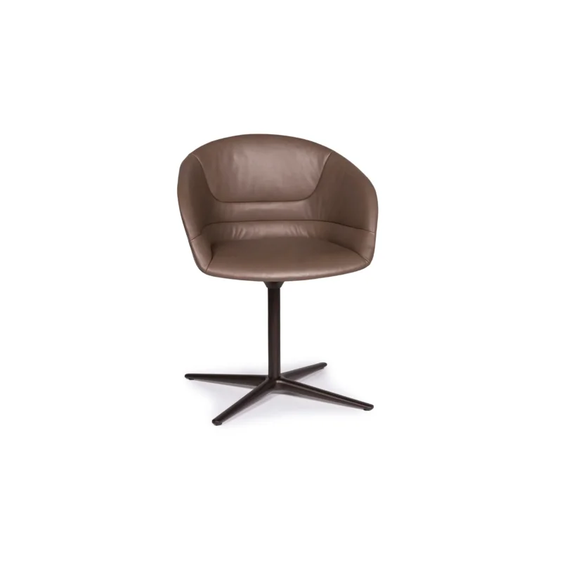 Walter Knoll Kyo Ledear Sessel Braun Stuhl #11927
