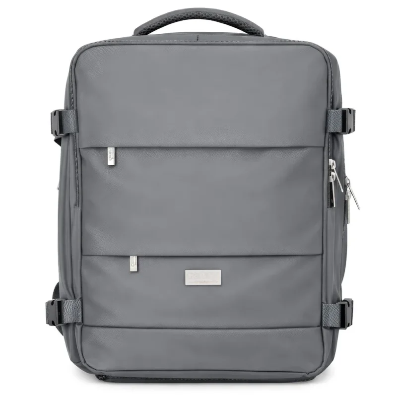 Camry CR 6880dg Reiserucksack 24 Liter, Handgepäck Rucksack mit Laptopfach bis 17 Zoll, Schuhfach, Nassfach, RFID-Fach, Business, Sport und Reisen, dunkel grau