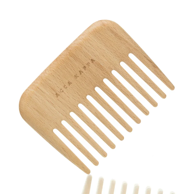 Natura Holzkamm Buche Afro 9,5cm