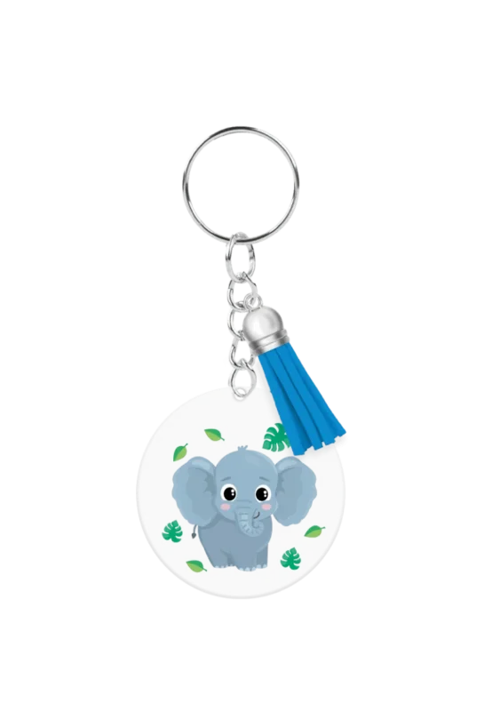 Acryl sleutelhanger Olifant van Paper Dreams koop je bij Partywinkel