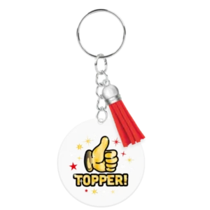 Acryl sleutelhanger Topper van Paper Dreams koop je bij Partywinkel