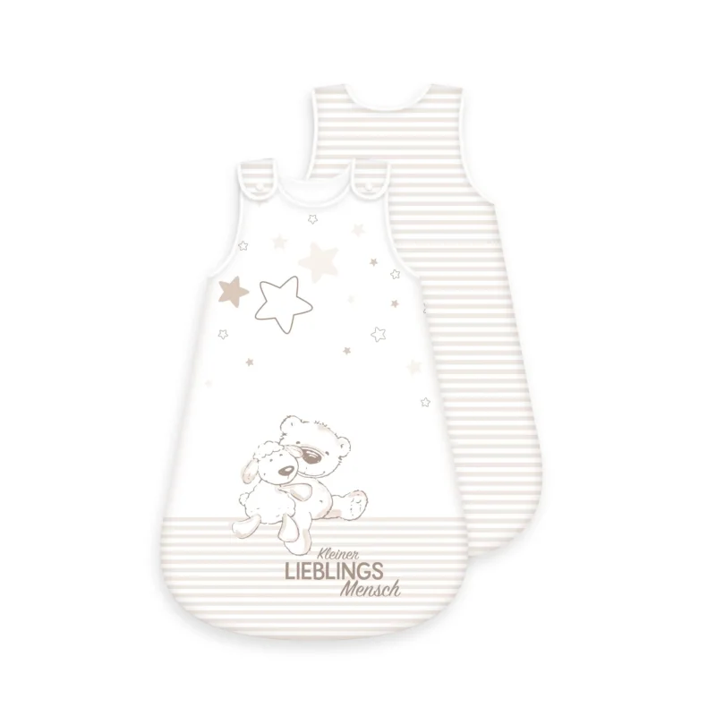 Herding Baby-Schlafsack Lieblingsmensch 70 cm beige