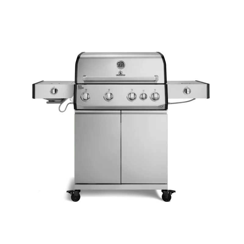 Burnhard Big FRED Deluxe+ Gasgrill Edelstahl 4 - Brenner mit Gusseisenrost Series 4 - Grillstar.deBurnhard Big FRED Deluxe+ Gasgrill Edelstahl 4 - Brenner mit Gusseisenrost Series 4BurnhardGrillstar.de