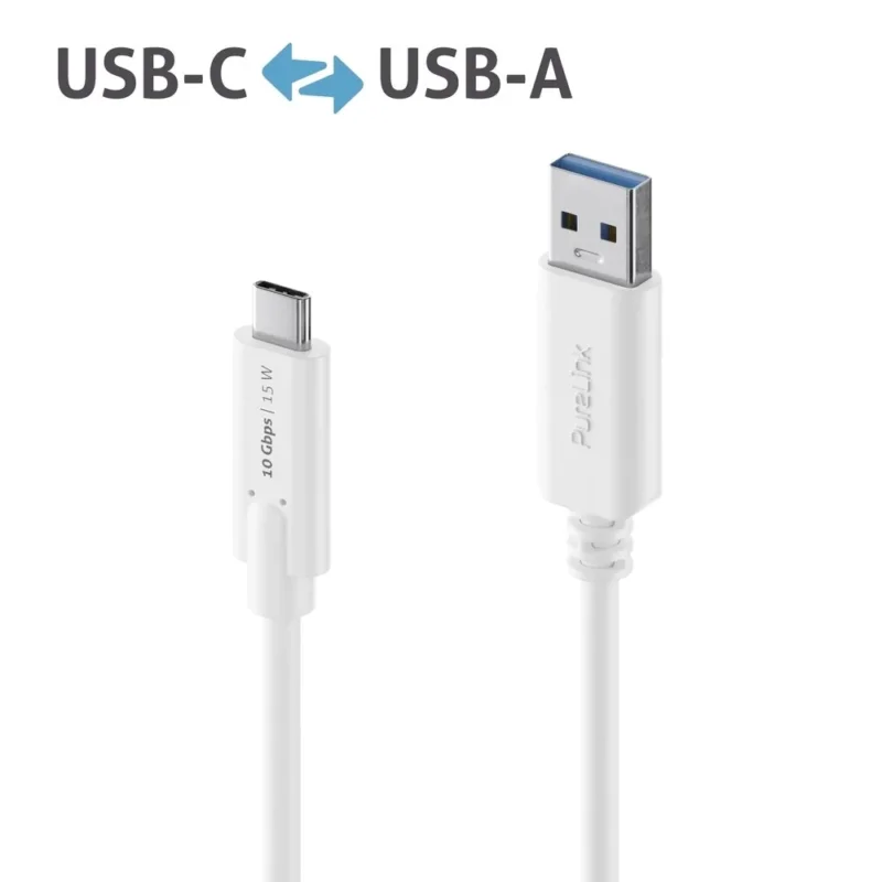 PureLink - PC-Kabel USB-C>A Kabel 1m IS2610-010 iSerie,3.1