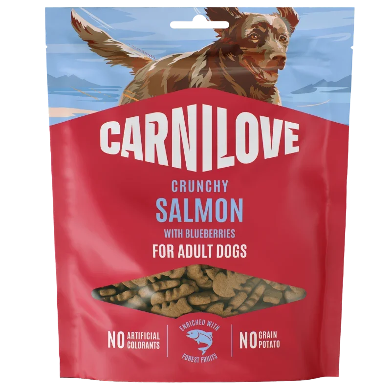 Carnilove Dog Snack Crunchy Salmon & Blueberries 200 g
