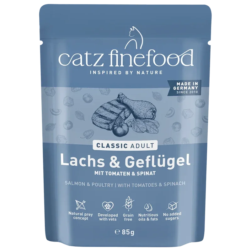 catz finefood No. 5 Lachs & Geflügel 85 g