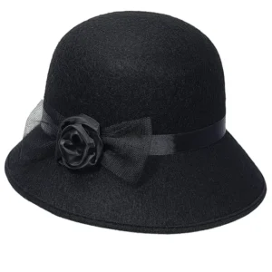 Charleston Cloche Hut mit Schleife