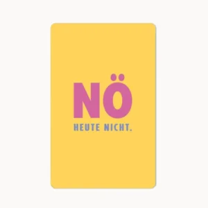 CHI-LC452 - Chic.mic, Lunacard Postkarte "Nö"