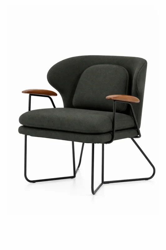 Chillax Lounge-Sessel in Walnuss, Relate 181 von Stellar Works