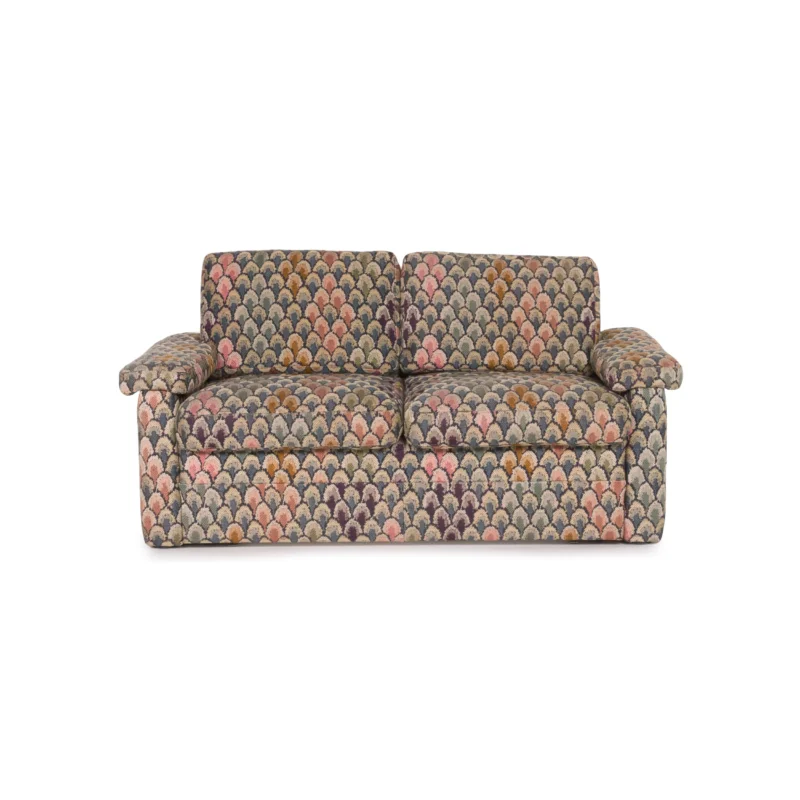 Cor Stoff Schlafsofa Multicolor Grün Blau Zweisitzer Schlaffunktion Bettkasten Sofa Funktion #12414