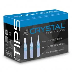 Crystal Short Tips – Flach | 50 Stück