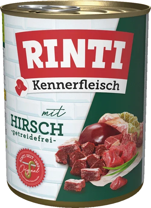 Rinti Kennerfleisch pur Dose Hirsch