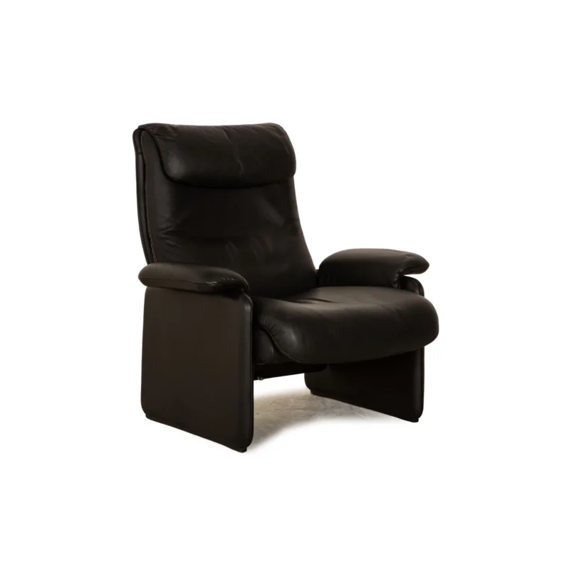de Sede DS 2018 Leder Sessel Schwarz manuelle Funktion