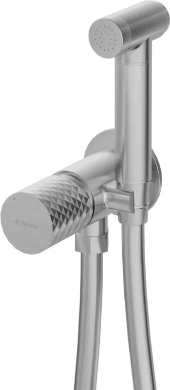 DEANTE Silia Hexa Unterputz - Bidetarmatur mit Bidetta - Handbrause // gebürsteter Stahl // BHS - F34M erhältlich bei Twoda Shop