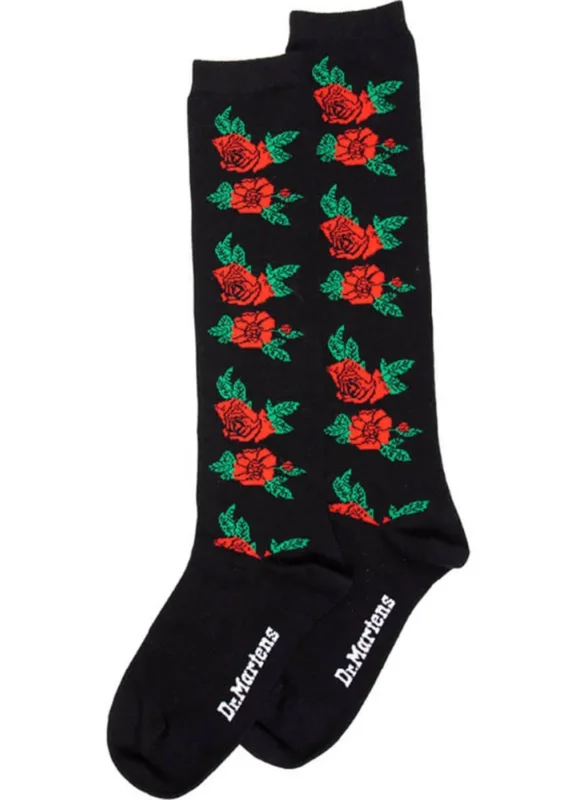 Dr. Martens Vonda Lange Socken Schwarz