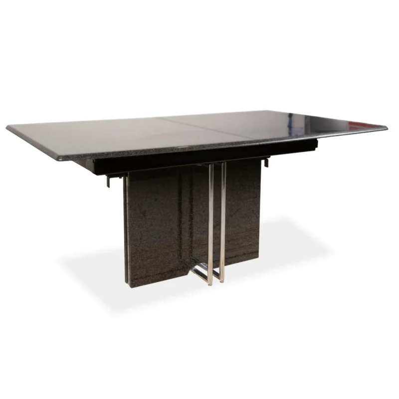 Draenert Esstisch Granit Stein Schwarz Grau Anthrazit 160 x 96 cm