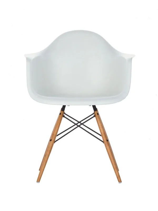 Eames Plastic Armchair DAW, Ahornholz von Vitra