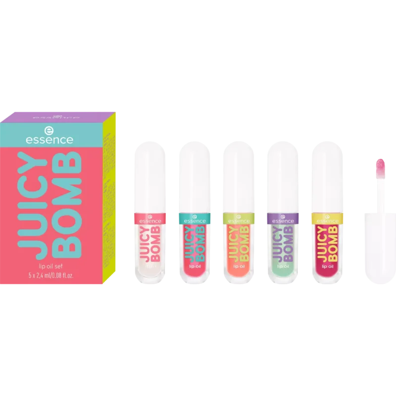 Essence Juicy Bomb Lip Oil Set 01 Glossy Days Ahead!