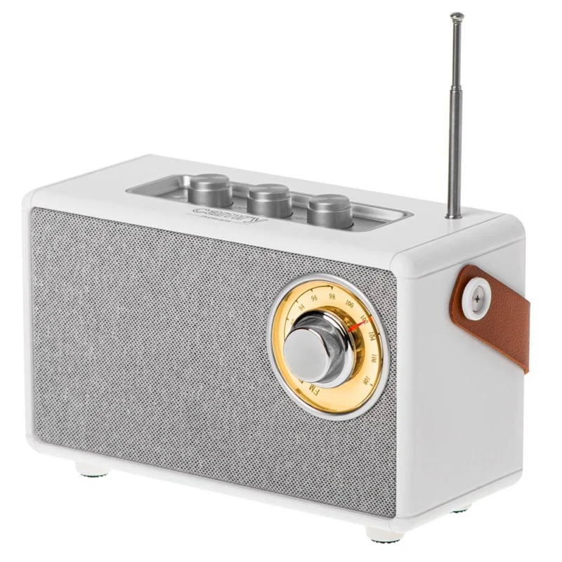 Camry CR 1902 FM Radio mit Bluetooth USB AUX Weiß