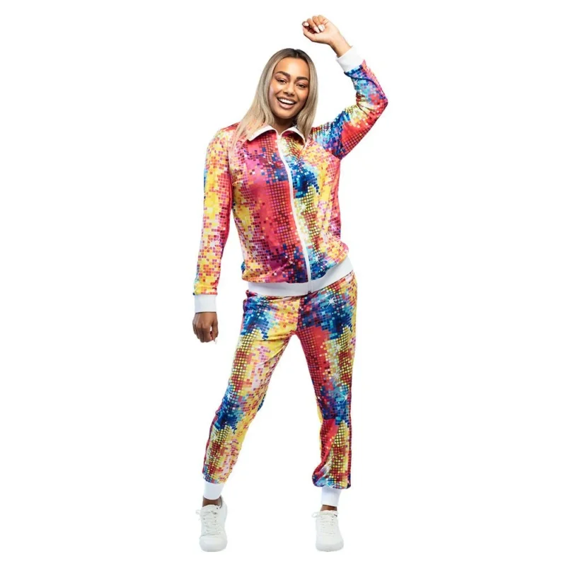 Fout Trainingspak Disco Dames van Boland koop je bij Partywinkel