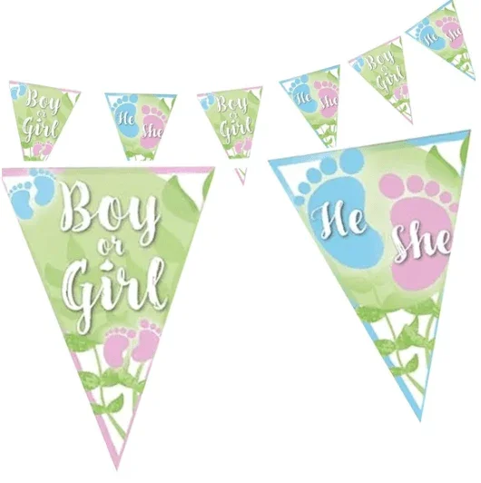 Gender Reveal Slinger Groen 4m van VDV Benefit koop je bij Partywinkel