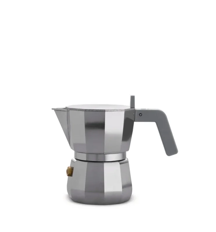Moka Espresso Kaffebereiter, Aluminium von Alessi