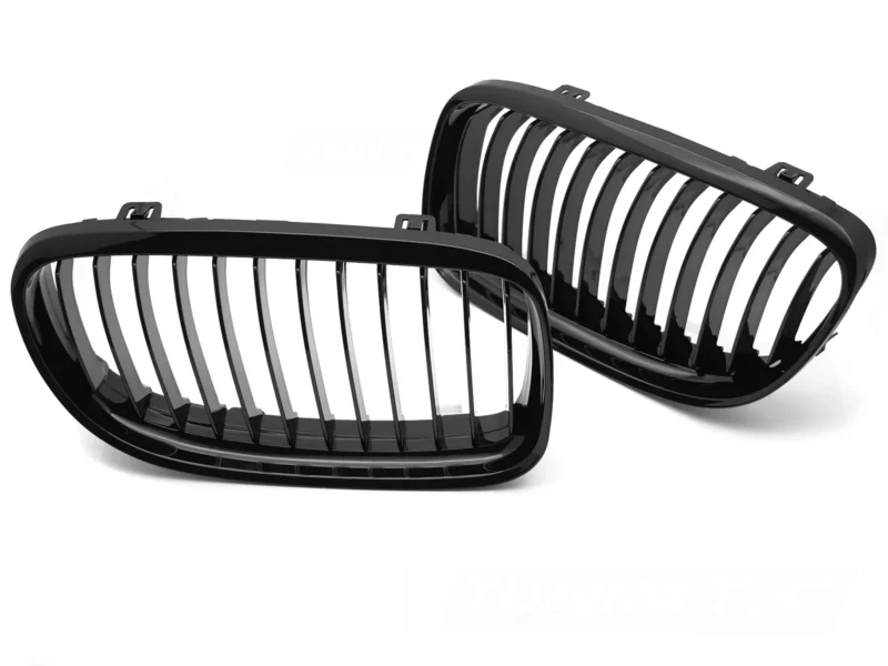 Glanzschwarzer Kühlergrill Set für BMW E90 E91 LCI 2009-2011 Tuning Frontgrill