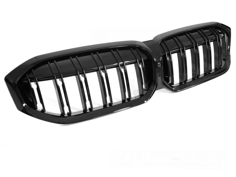 Sport Kühlergrill Doppelsteg Schwarz Glanz für BMW 3er G20 G21 LCI ab 2022