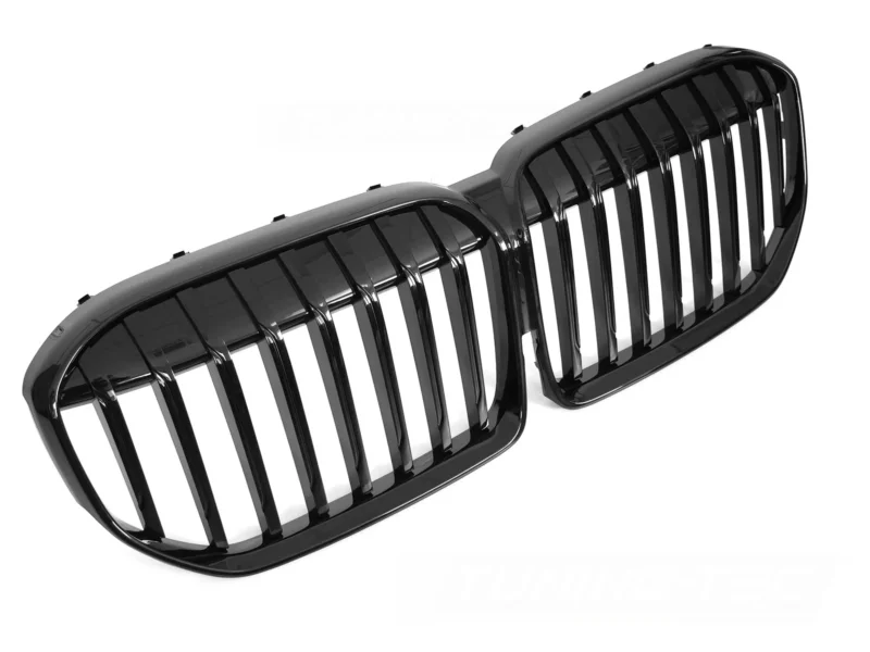 Glanzschwarzer Frontgrill Nieren Set für BMW G11 G12 LCI 2019-2022 Kühlergrill