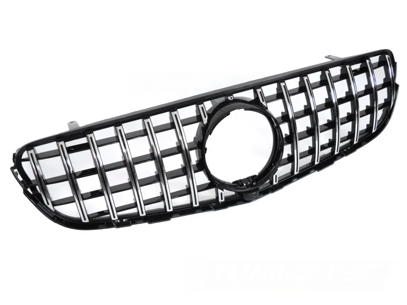 Sport Kühlergrill Mercedes GLC X253 C253 2015-2018 schwarz chrom mit Sternaufnahme
