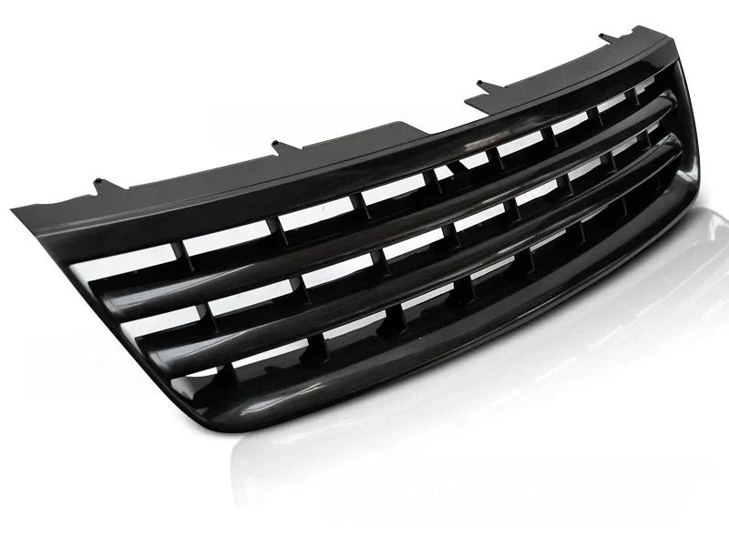 Schwarzer Sport Kühlergrill für VW Touareg 2002-2006 Tuning Frontgrill