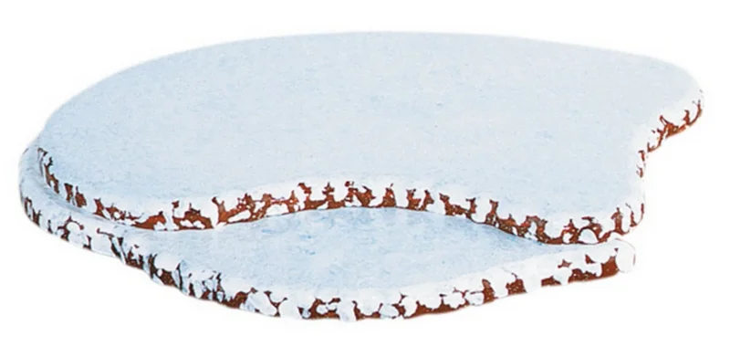 HUB - 253h0005 - Hubrig Volkskunst 'Winterkinder Winterlandsch. Anbau - links 20x18'