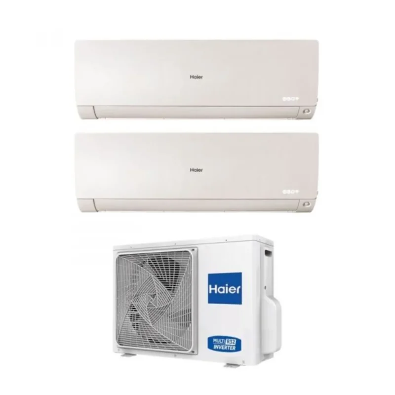 climatizzatore condizionatore haier dual split inverter serie flexis plus white 9_12 con 2u50s2sm1fa r 32 wi fi integrato colore bianco 9000_12000