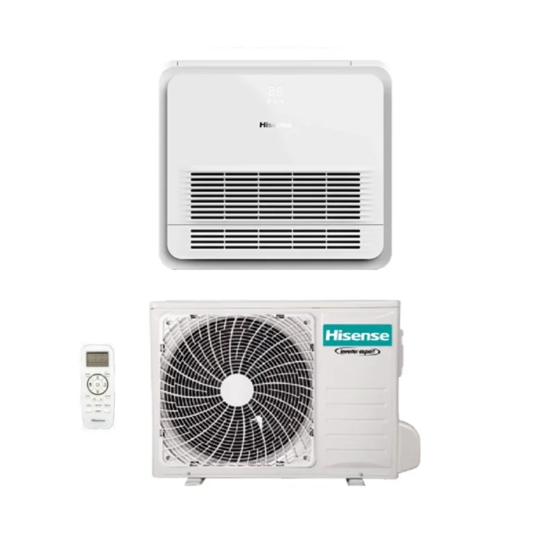 climatizzatore condizionatore hisense console r 32 18000 btu akt52ur4rk4 a__ con comando remoto novita
