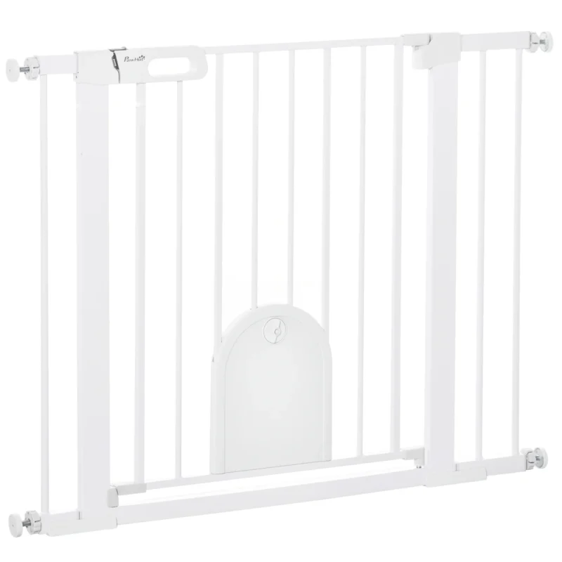 easycomfort easycomfort cancellino per cani regolabile con porta piccola e chiusura automatica 75 103x76cm bianco