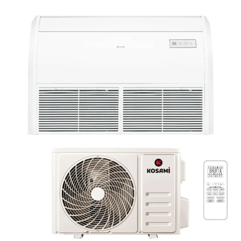 kosami condizionatore soffittopavimento kosami 60000 trifase btu r 32 wi fi integrato con telecomando