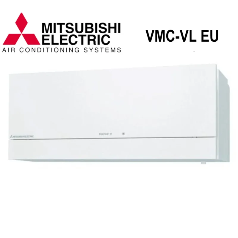 recuperatore di calore a parete bianco vl 100eu5 e senza comando