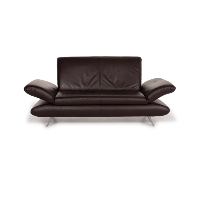 Koinor Rossini Leder Sofa Braun Zweisitzer #15195